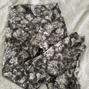 Offline by aerie Gray Floral Leggings